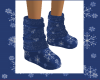 Christmas blue shoe
