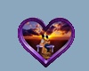 purple heart couple/p 3d