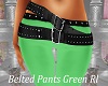 Belted Pants Green Rl
