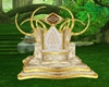 throne  single golden