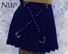 Darkblue bondage skirt