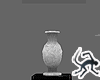 Blk -S- Stand with Vase