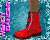 Bright Red Doc Martens