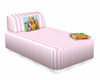 bedcouch listras rosa 