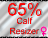 *M* Calf Resizer 65%