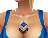 Sapphire & Onyx Necklace