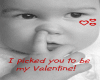 Valentine Baby Sticker
