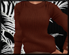 Rust Brown Sweater ~