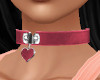 Heart Collar Pink