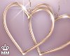 Heart Earrings Gold