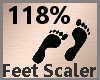 Feet Scaler 118% F