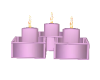 Lavender  Table Candles 