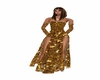 solid gold gown