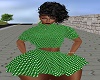 Zoe: Green dotted set