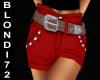 Red Lady Shorts