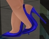 Blue Shiny Heels