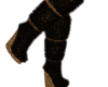 Furry Pink Cheetah Boots