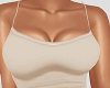 Crop Tank Top Beige