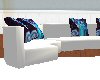 Blue dragon couch