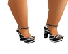 Zebra Heels with Bow