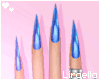 Blue Stiletto Naills