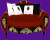 {S} Red Deluxe Sofa