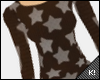 [K!]Brown Star Top