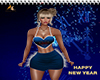 Happy New Year Fit Blue