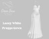 Lacey White Preggo Gown