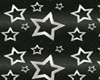 silver stars black rug