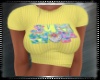 Yellow Summer Crop Top