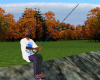 Fishing rod with poses