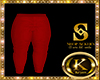 Red elegant formal pants