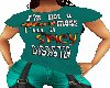 *F Teal Hot Mess T Shirt