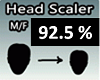Scaler Head 92.5% M/F