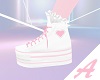 A | Pink Converse Shoes