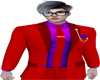 Red and Purple suit