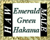 Emerald Green Hakama - M