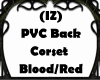 (IZ) PVC Back Blood/Red
