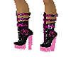 pink toxic boots