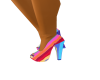 Rainbow Knotty Shoes