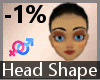 Head Shaper Thin -9% F A