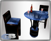 bartable w chairs blue