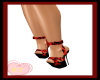 Red Cheetah Sandals