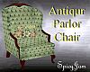 Antq Palor Chair Green
