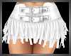 SL Fringe Skirt White
