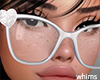 Cozy White Big Glasses