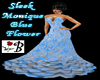 Sleek Monique Blue Flowe