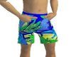  Blue Baggie Swim Shorts