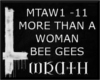 [W] MORE THAN A WOMAN BE